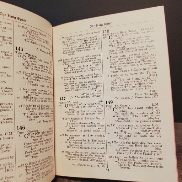 Vintage Methodist Hymn Book, 1918, Brown Gold. Canada - Picture 7 of 7